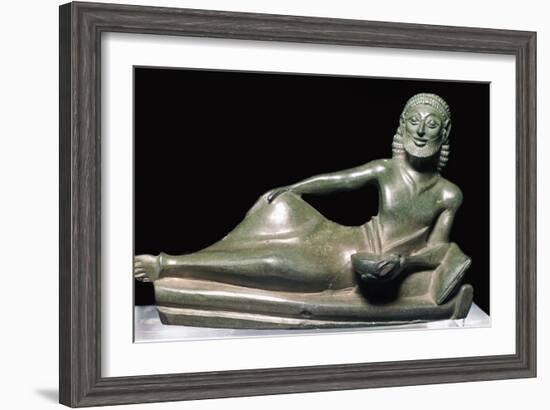 Greek bronze of a banqueter-Unknown-Framed Giclee Print