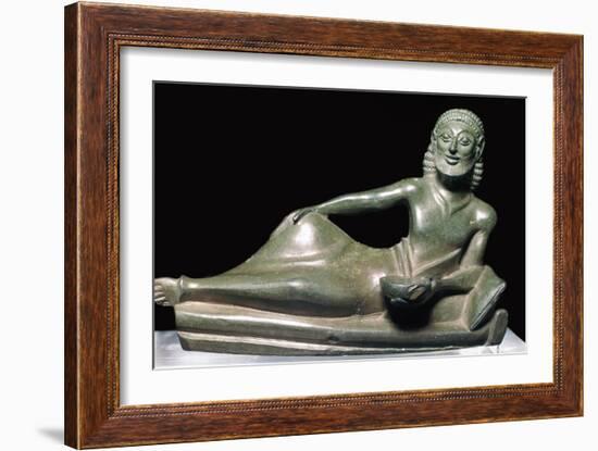 Greek bronze of a banqueter-Unknown-Framed Giclee Print