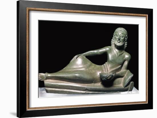 Greek bronze of a banqueter-Unknown-Framed Giclee Print