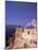 Greek Church, Santorini, Greece-Walter Bibikow-Mounted Photographic Print