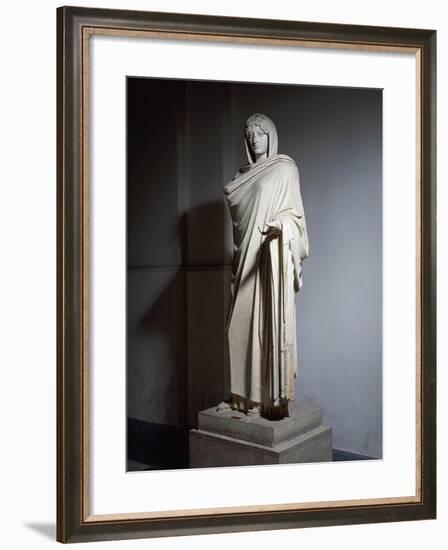 Greek Civilization, Aphrodite Sosandra Statue by Greek Sculpture Kalamis. Copy from Roman Times-null-Framed Giclee Print