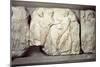 Greek Civilization, Bas-Relief Frieze by Phidias, from South Side of Parthenon, Pentelic Marble-null-Mounted Giclee Print