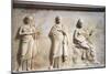Greek Civilization, Relief Depicting Three Muses-null-Mounted Giclee Print