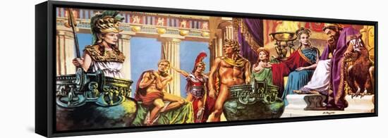 Greek Gods and Goddesses-Payne-Framed Premier Image Canvas
