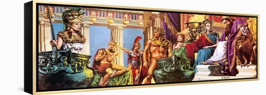 Greek Gods and Goddesses-Payne-Framed Premier Image Canvas