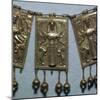 Greek gold pectoral plaque showing Artemis, 7th century BC-Unknown-Mounted Giclee Print