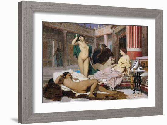 Greek Interior, 1848-Jean Leon Gerome-Framed Giclee Print