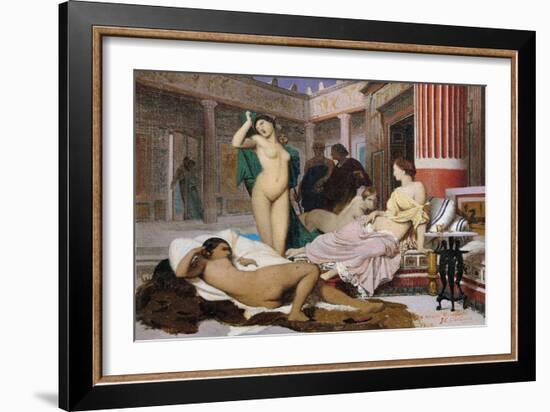 Greek Interior, 1848-Jean Leon Gerome-Framed Giclee Print