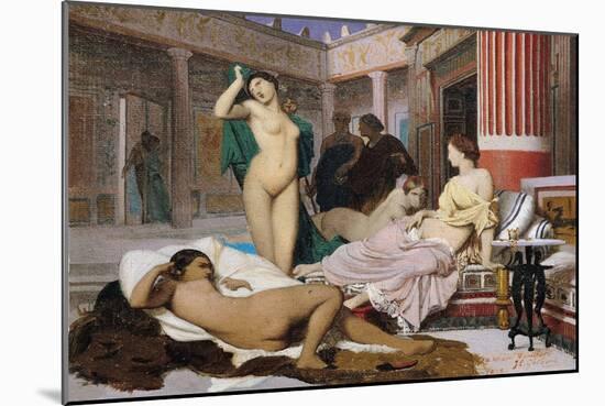 Greek Interior, 1848-Jean Leon Gerome-Mounted Giclee Print