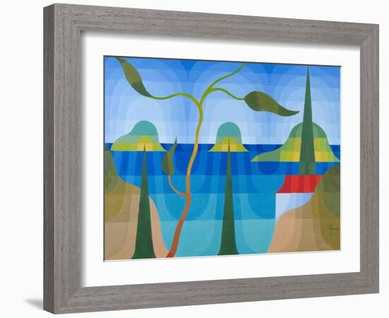 Greek Islands, 2001-Emil Parrag-Framed Giclee Print