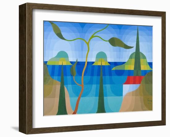 Greek Islands, 2001-Emil Parrag-Framed Giclee Print