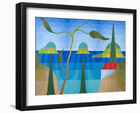 Greek Islands, 2001-Emil Parrag-Framed Giclee Print