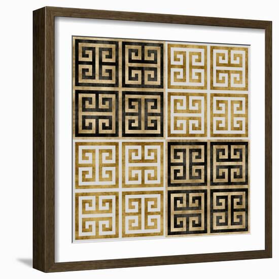 Greek Key I-Ellie Roberts-Framed Art Print