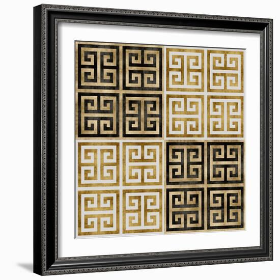 Greek Key I-Ellie Roberts-Framed Art Print