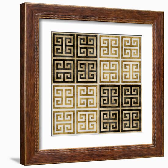 Greek Key I-Ellie Roberts-Framed Art Print