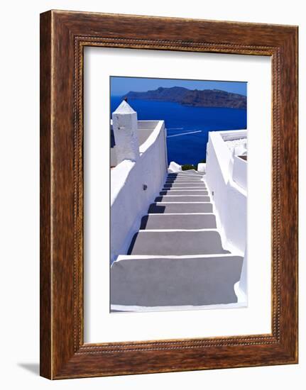 Greek Lane-Jeni Foto-Framed Photographic Print