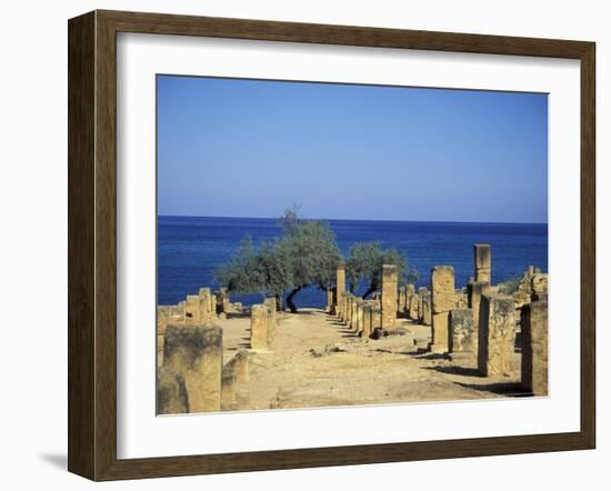 Greek Latin Cultural Center and Mausoleum, Mediterranean Sea-Michele Molinari-Framed Photographic Print