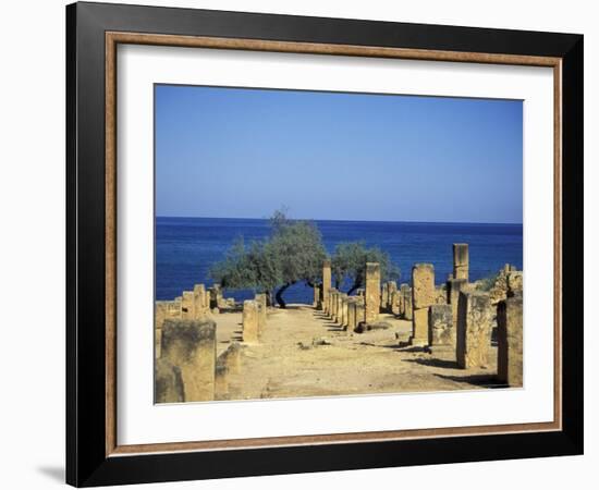 Greek Latin Cultural Center and Mausoleum, Mediterranean Sea-Michele Molinari-Framed Photographic Print