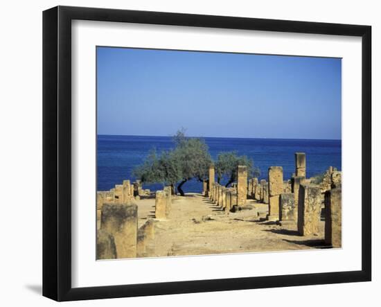 Greek Latin Cultural Center and Mausoleum, Mediterranean Sea-Michele Molinari-Framed Photographic Print