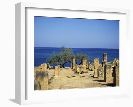 Greek Latin Cultural Center and Mausoleum, Mediterranean Sea-Michele Molinari-Framed Photographic Print