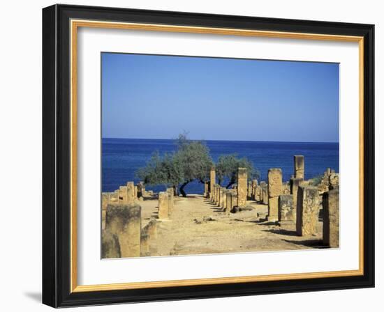 Greek Latin Cultural Center and Mausoleum, Mediterranean Sea-Michele Molinari-Framed Photographic Print