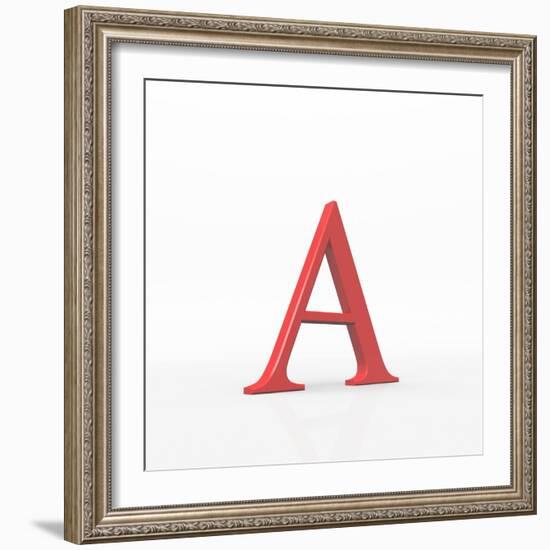 Greek Letter Alpha, Upper Case-David Parker-Framed Premium Photographic Print