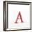 Greek Letter Alpha, Upper Case-David Parker-Framed Premium Photographic Print