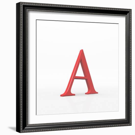 Greek Letter Alpha, Upper Case-David Parker-Framed Premium Photographic Print