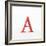 Greek Letter Alpha, Upper Case-David Parker-Framed Premium Photographic Print