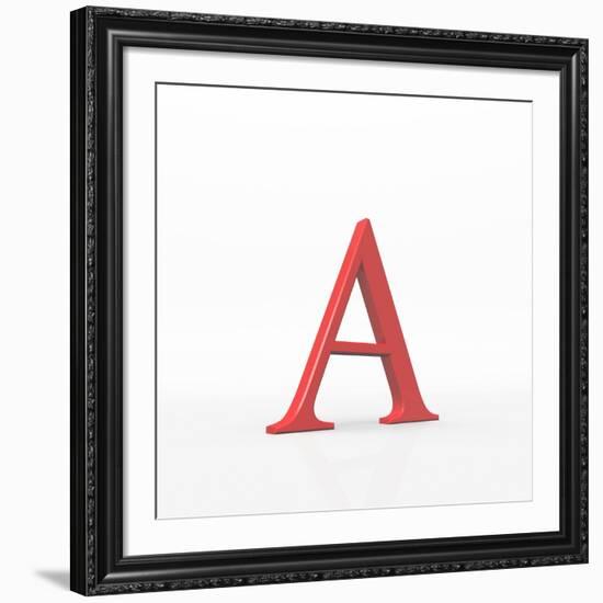 Greek Letter Alpha, Upper Case-David Parker-Framed Photographic Print