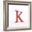 Greek Letter Kappa, Upper Case-David Parker-Framed Premium Photographic Print