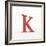 Greek Letter Kappa, Upper Case-David Parker-Framed Premium Photographic Print