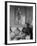 Greek Millionaire Stavros Niarchos Sitting Beneath a Painting by Henri De Toulouse-Lautrec-null-Framed Premium Photographic Print