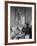 Greek Millionaire Stavros Niarchos Sitting Beneath a Painting by Henri De Toulouse-Lautrec-null-Framed Premium Photographic Print