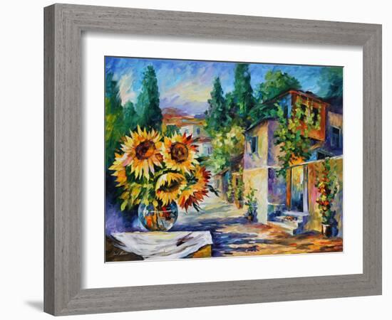 Greek Noon-Leonid Afremov-Framed Art Print