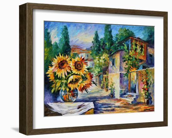 Greek Noon-Leonid Afremov-Framed Art Print