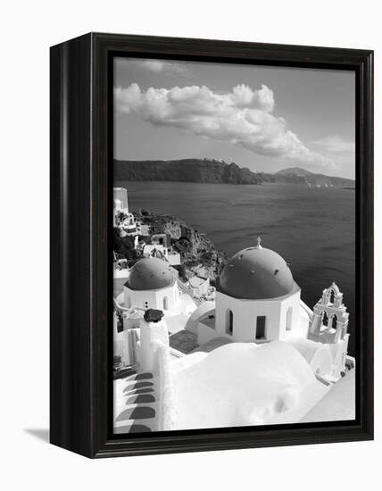 Greek Orthodox Church in Oia Village, Santorini Island, Cyclades, Greek Islands, Greece, Europe-Richard Cummins-Framed Premier Image Canvas