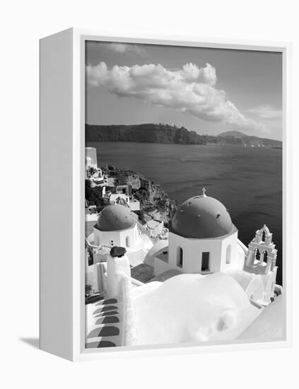 Greek Orthodox Church in Oia Village, Santorini Island, Cyclades, Greek Islands, Greece, Europe-Richard Cummins-Framed Premier Image Canvas