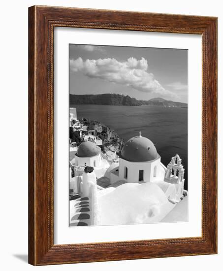 Greek Orthodox Church in Oia Village, Santorini Island, Cyclades, Greek Islands, Greece, Europe-Richard Cummins-Framed Photographic Print