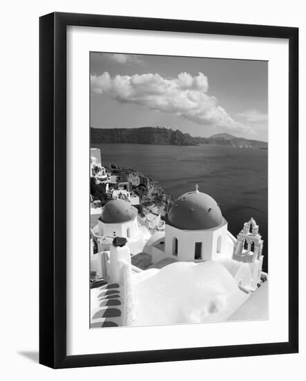 Greek Orthodox Church in Oia Village, Santorini Island, Cyclades, Greek Islands, Greece, Europe-Richard Cummins-Framed Photographic Print