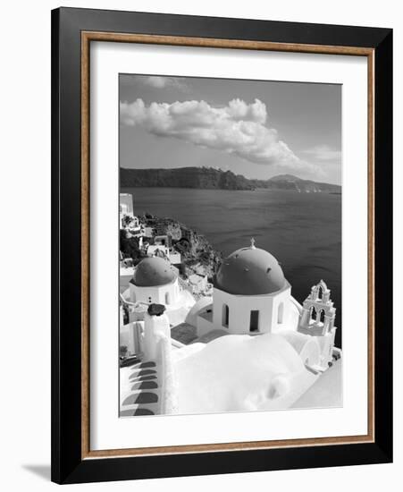 Greek Orthodox Church in Oia Village, Santorini Island, Cyclades, Greek Islands, Greece, Europe-Richard Cummins-Framed Photographic Print