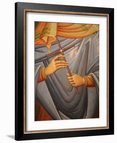 Greek Orthodox Icon Detail, Thessaloniki, Macedonia, Greece, Europe-Godong-Framed Photographic Print