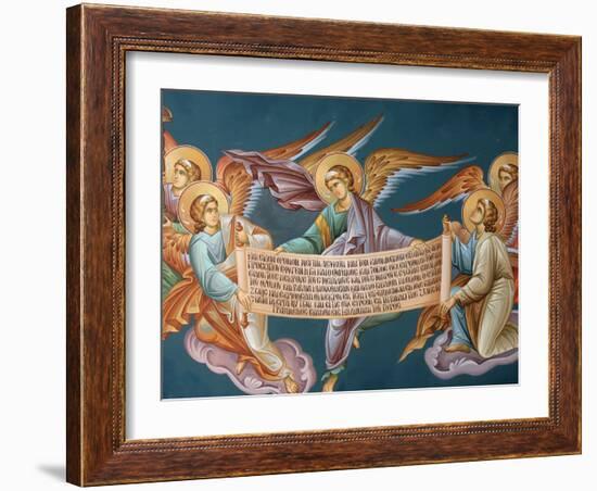 Greek Orthodox Icon Detail, Thessaloniki, Macedonia, Greece, Europe-Godong-Framed Photographic Print