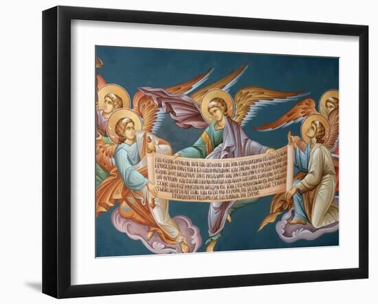 Greek Orthodox Icon Detail, Thessaloniki, Macedonia, Greece, Europe-Godong-Framed Photographic Print