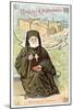 Greek Orthodox Monk and St Catherine's Monastery on Mount Sinai-null-Mounted Giclee Print