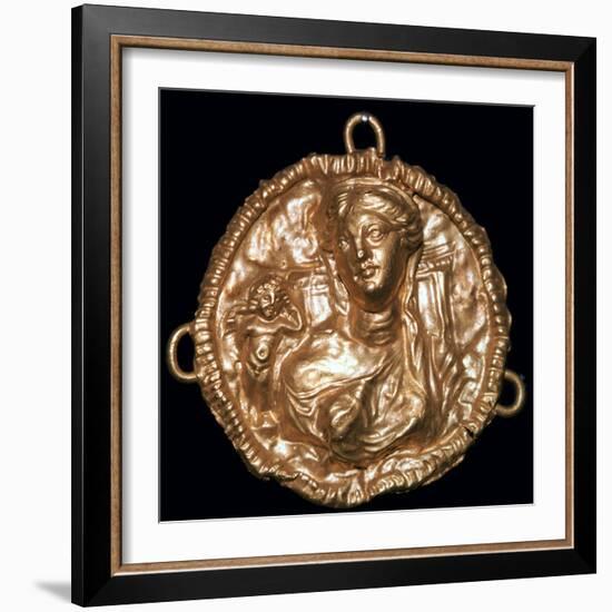 Greek pendant with bust of Aphrodite-Unknown-Framed Giclee Print
