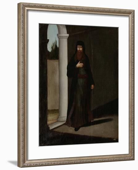 Greek Priest-Jean Baptiste Vanmour-Framed Art Print