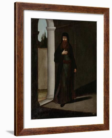 Greek Priest-Jean Baptiste Vanmour-Framed Art Print