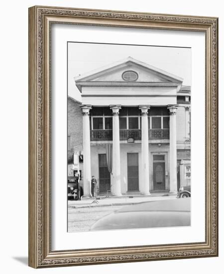 Greek revival architecture in New Orleans, Louisiana, 1935-Walker Evans-Framed Photographic Print