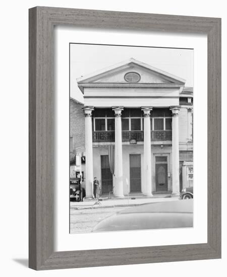 Greek revival architecture in New Orleans, Louisiana, 1935-Walker Evans-Framed Photographic Print